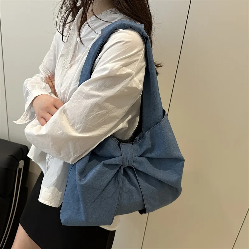 Dress like US™ Bow Denim Tote