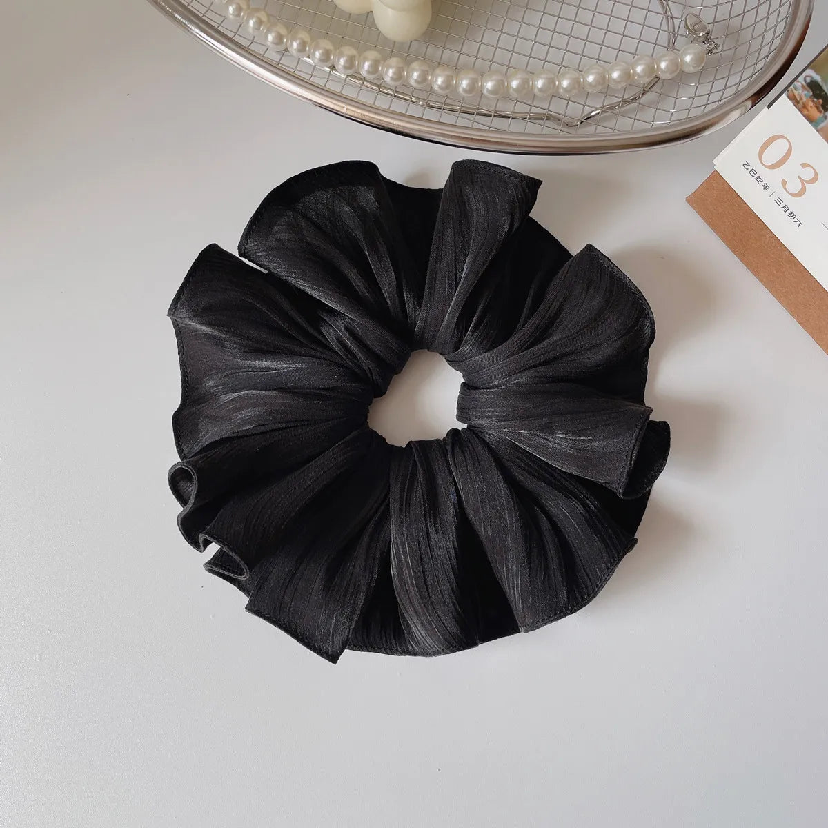 DRESS like US™ Chiffon Flower Scrunchie