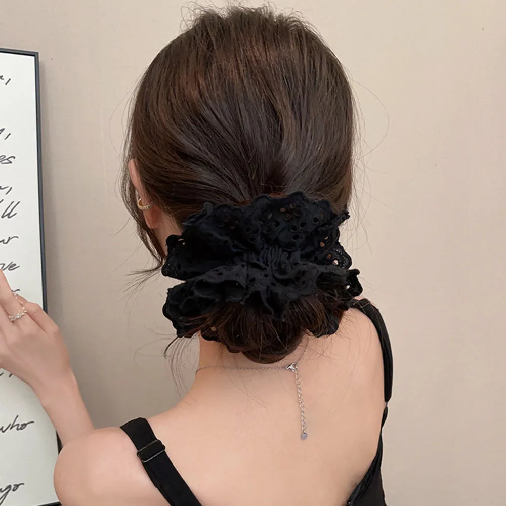 DRESS like US™ LaceBloom Oversized Scrunchie