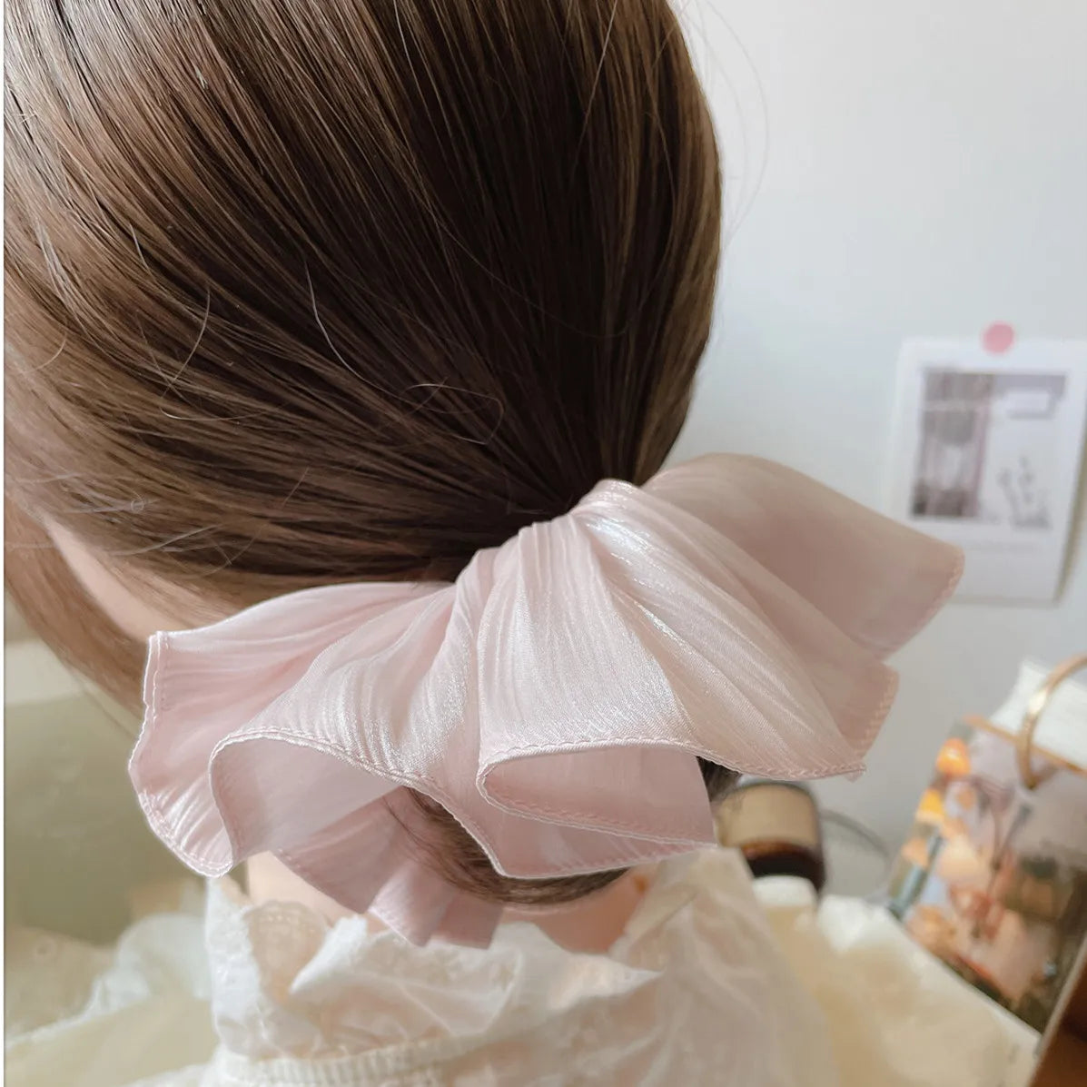 DRESS like US™ Chiffon Flower Scrunchie