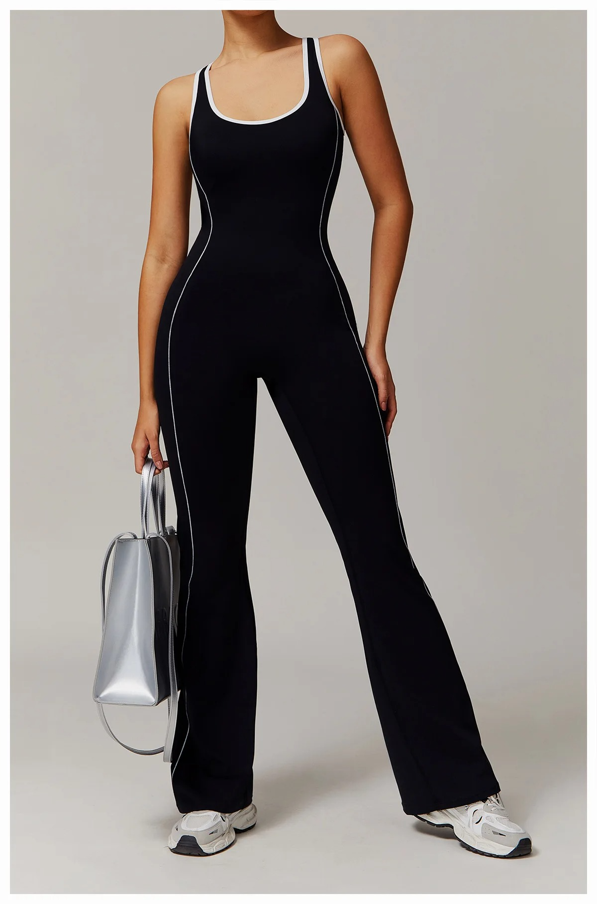 DRESS like US™ Sleeveless Open-Back Sports Jumpsuit