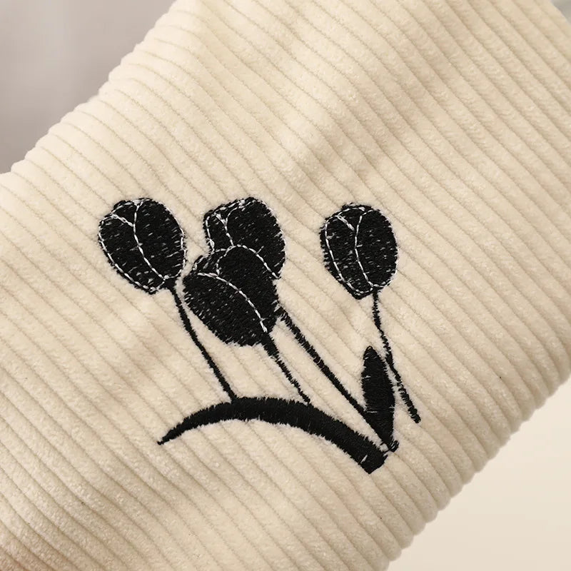 DRESS like US™ Floral Canvas Cosmetic Organizer