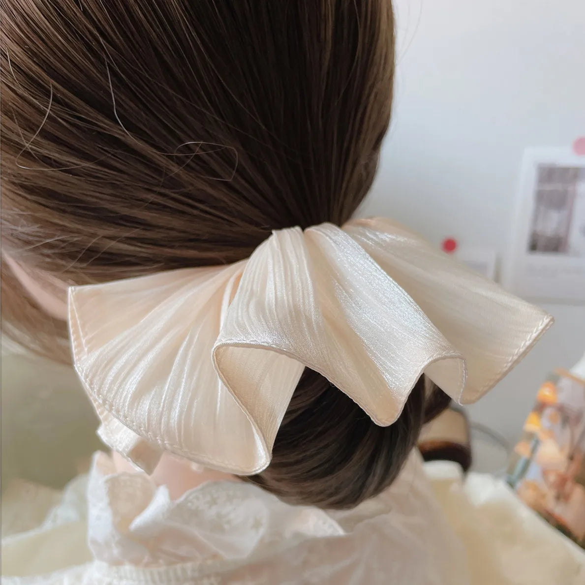 DRESS like US™ Chiffon Flower Scrunchie