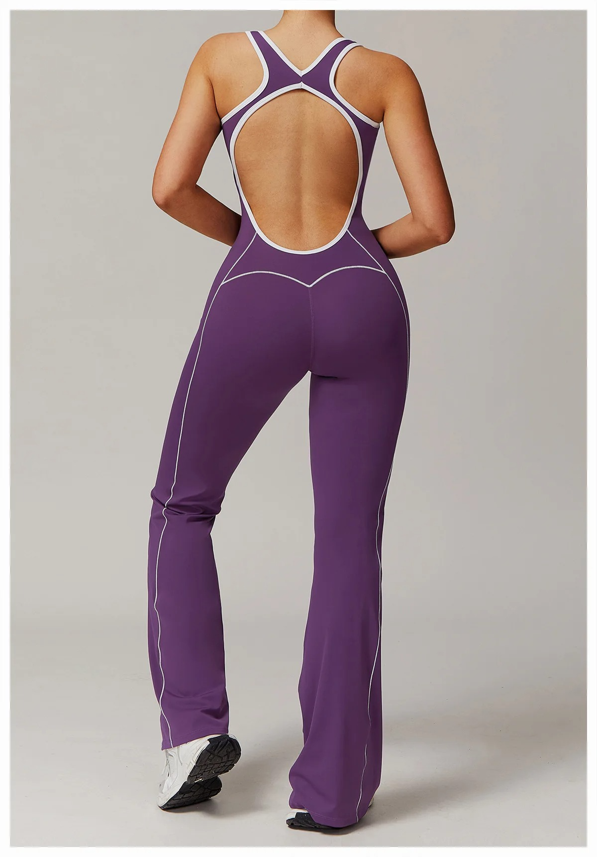 DRESS like US™ Sleeveless Open-Back Sports Jumpsuit