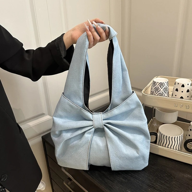 Dress like US™ Bow Denim Tote