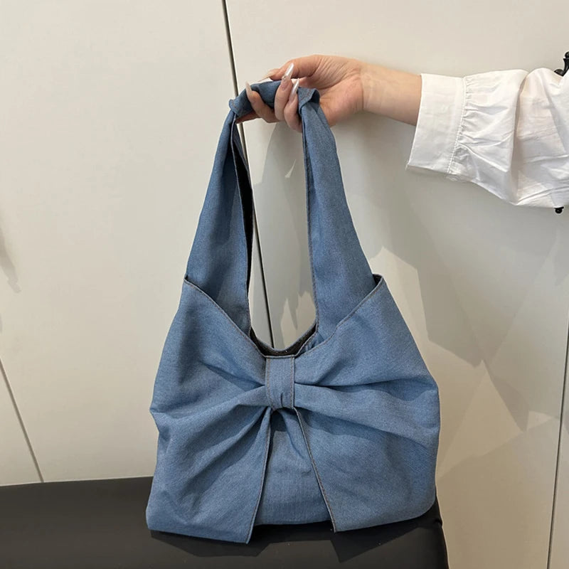 Dress like US™ Bow Denim Tote