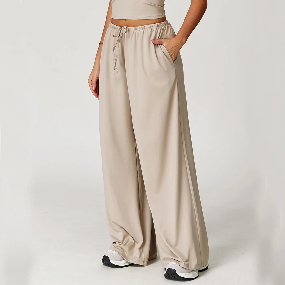 DRESS like US™ High-Waist Flared Yoga Pants with Pockets