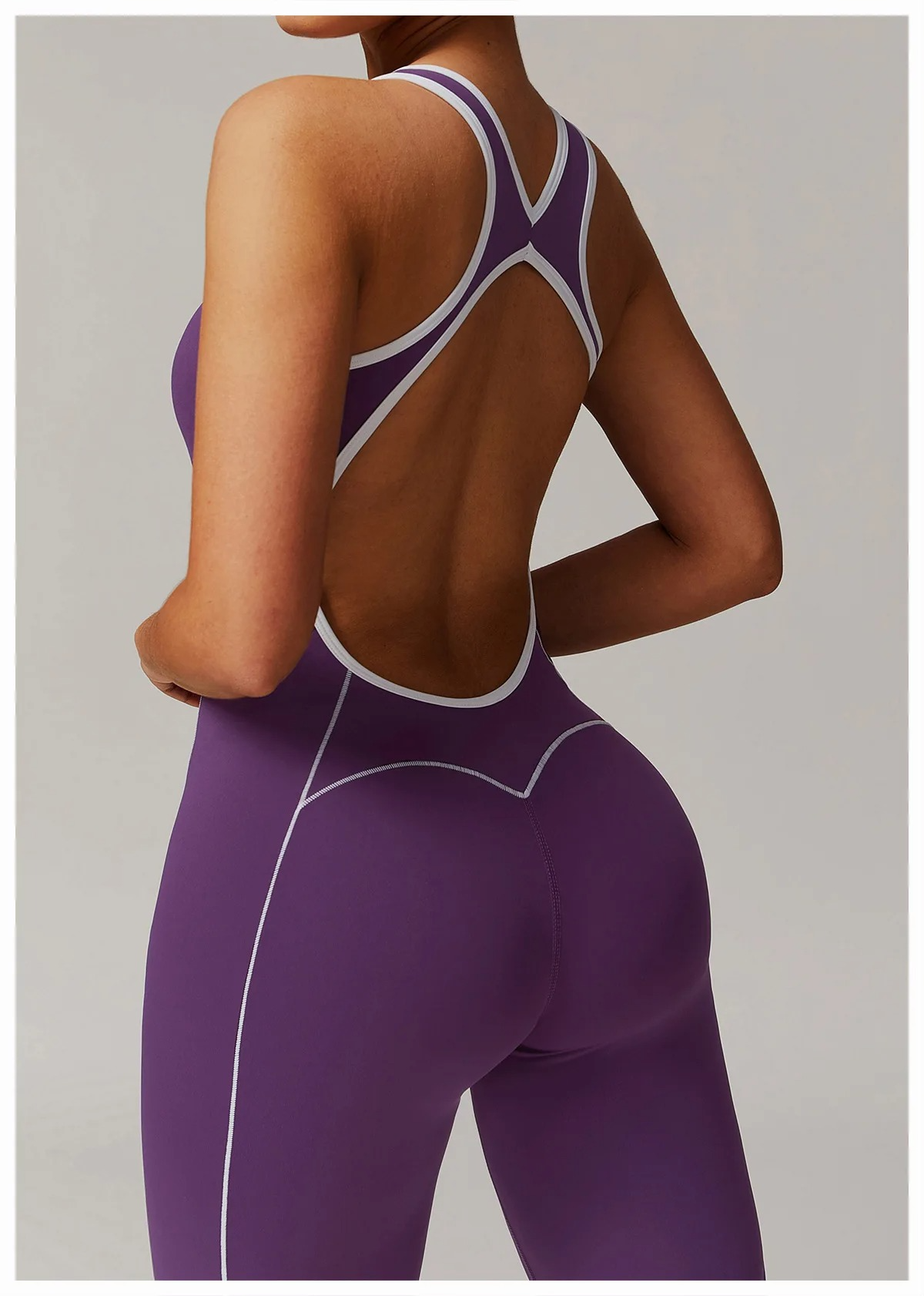 DRESS like US™ Sleeveless Open-Back Sports Jumpsuit