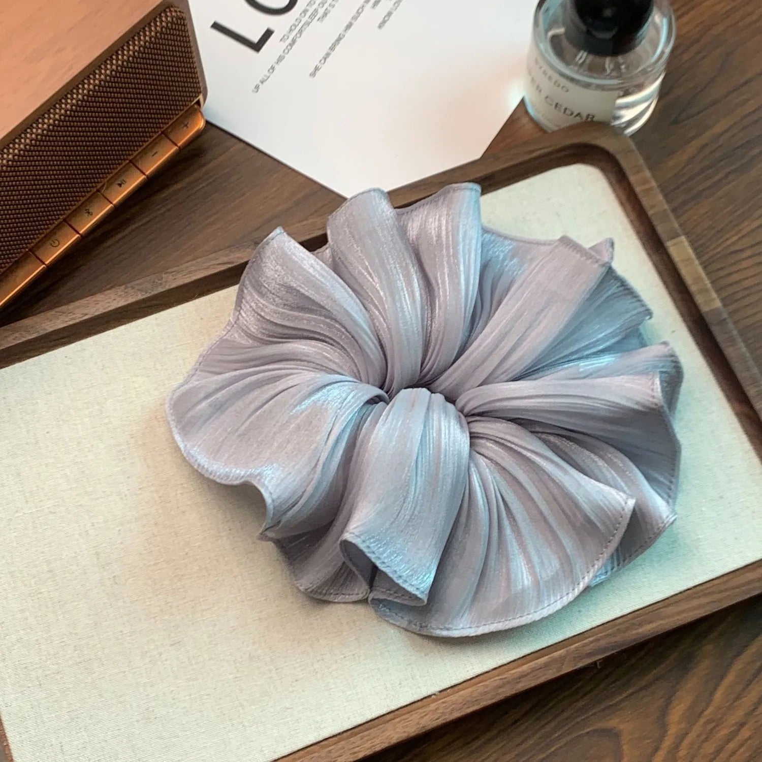 DRESS like US™ Chiffon Flower Scrunchie