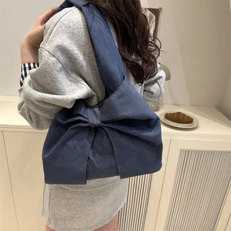 Dress like US™ Bow Denim Tote