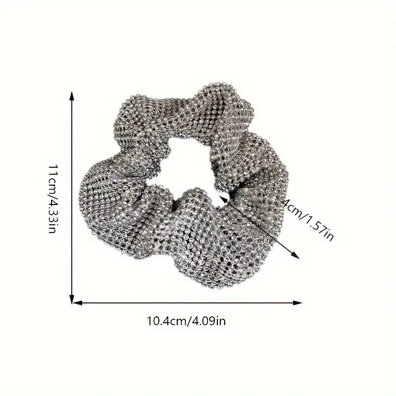 DRESS like US™ SparkleTwist Rhinestone Ponytail Scrunchie