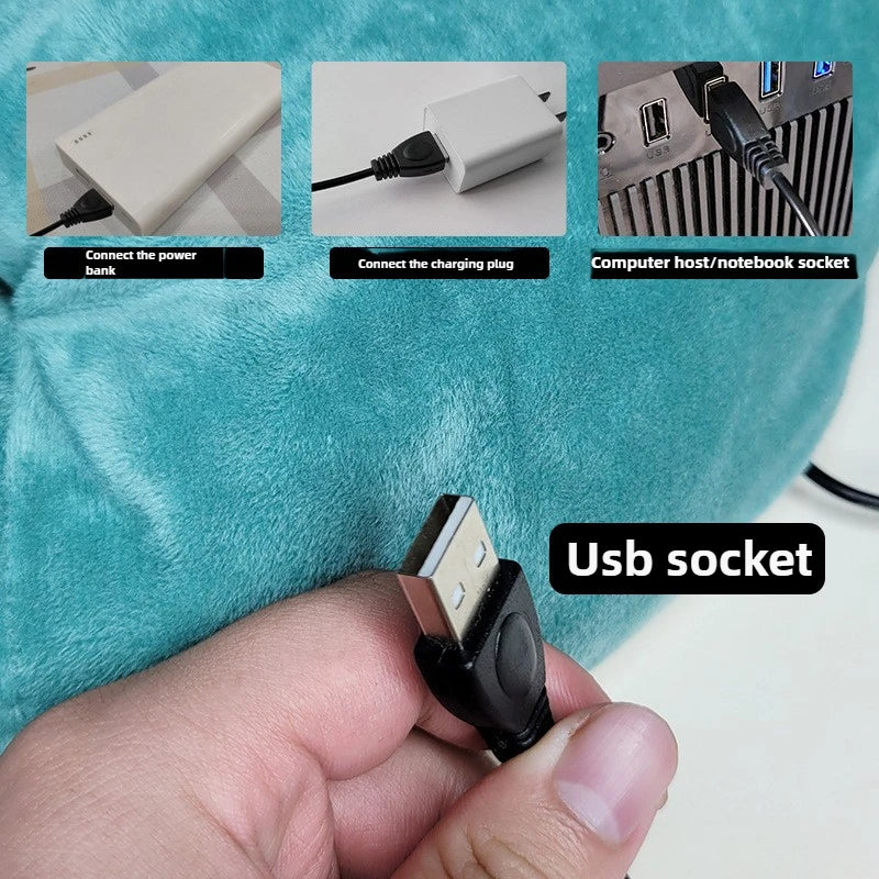 DRESS like US™ Warm Cloud Foot Warmer Pillow – Plush Heating Mat