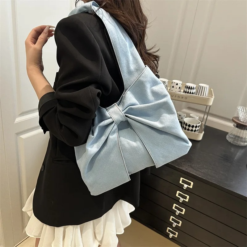 Dress like US™ Bow Denim Tote