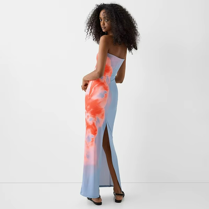 DRESS like US™ Strapless Floral Tube Maxi Dress