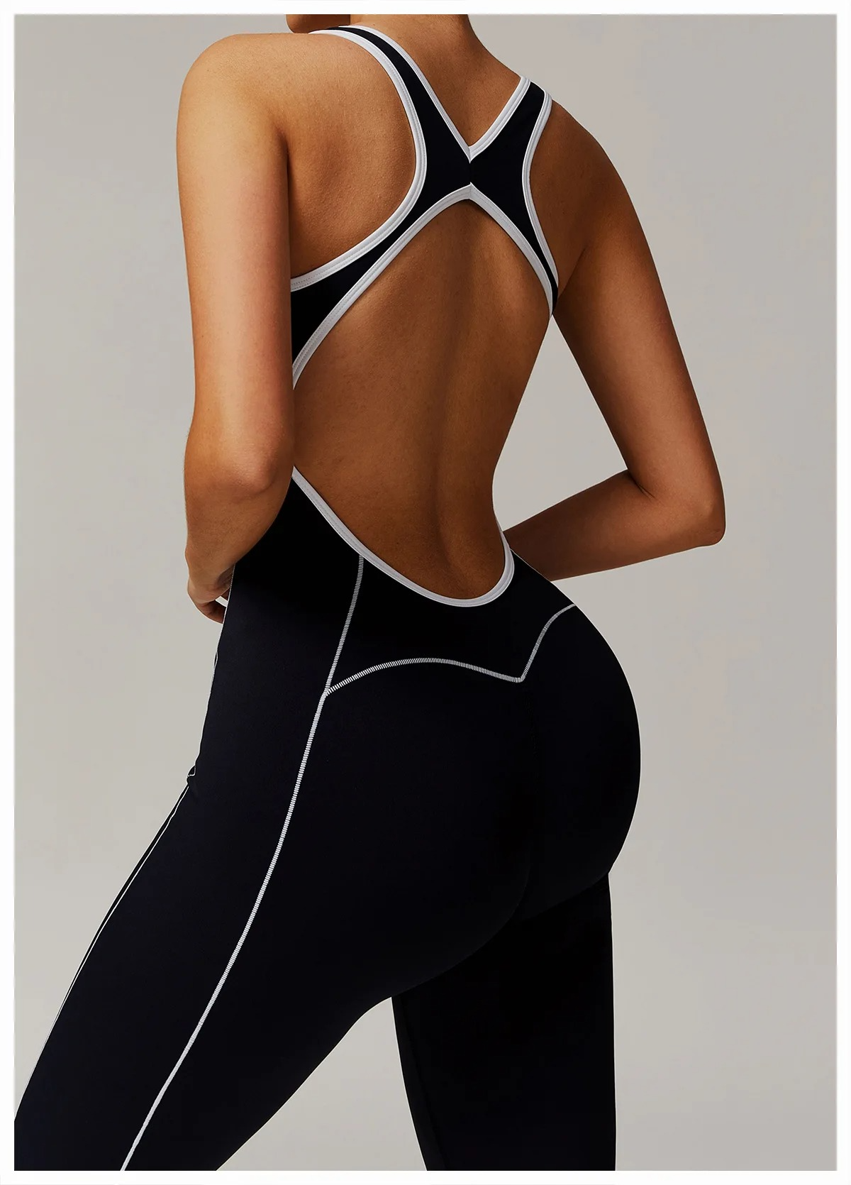DRESS like US™ Sleeveless Open-Back Sports Jumpsuit