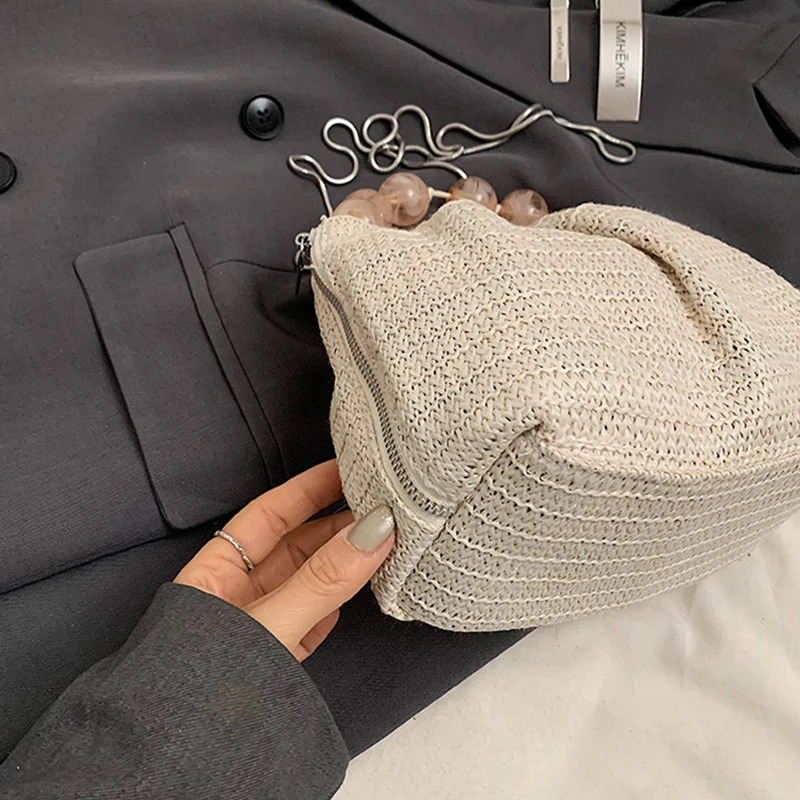 DRESS like US™ Rhea Straw Clutch – Mini Woven Crossbody Bag