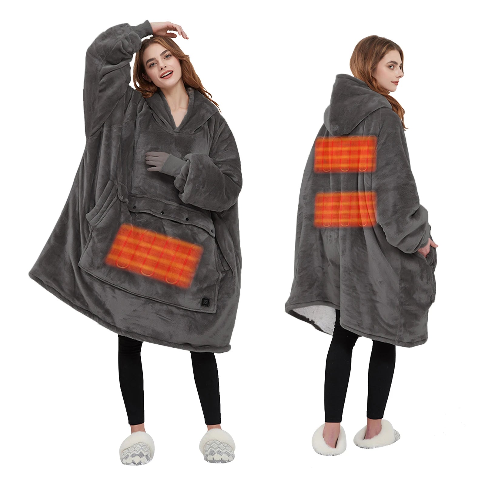 DRESS like US™ HeatLuxe Sherpa Blanket Hoodie