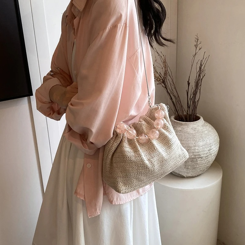 DRESS like US™ Rhea Straw Clutch – Mini Woven Crossbody Bag